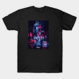 Tokyo Street Neon Synthwave T-Shirt